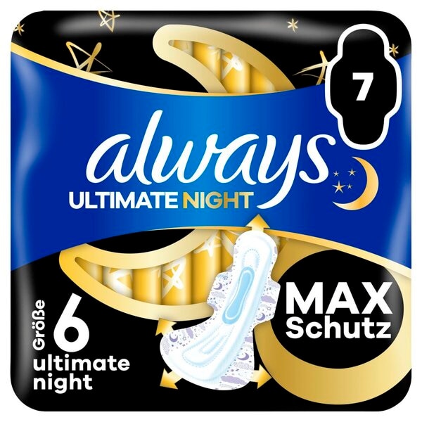Always Serviettes Hygiéniques Ultimate Night