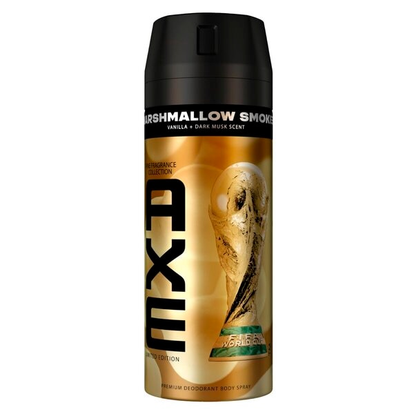 Axe Fine Fragrance Collection Déodorant Spray Corporel Premium Marshmallow Smoke Fifa Édition Limitée