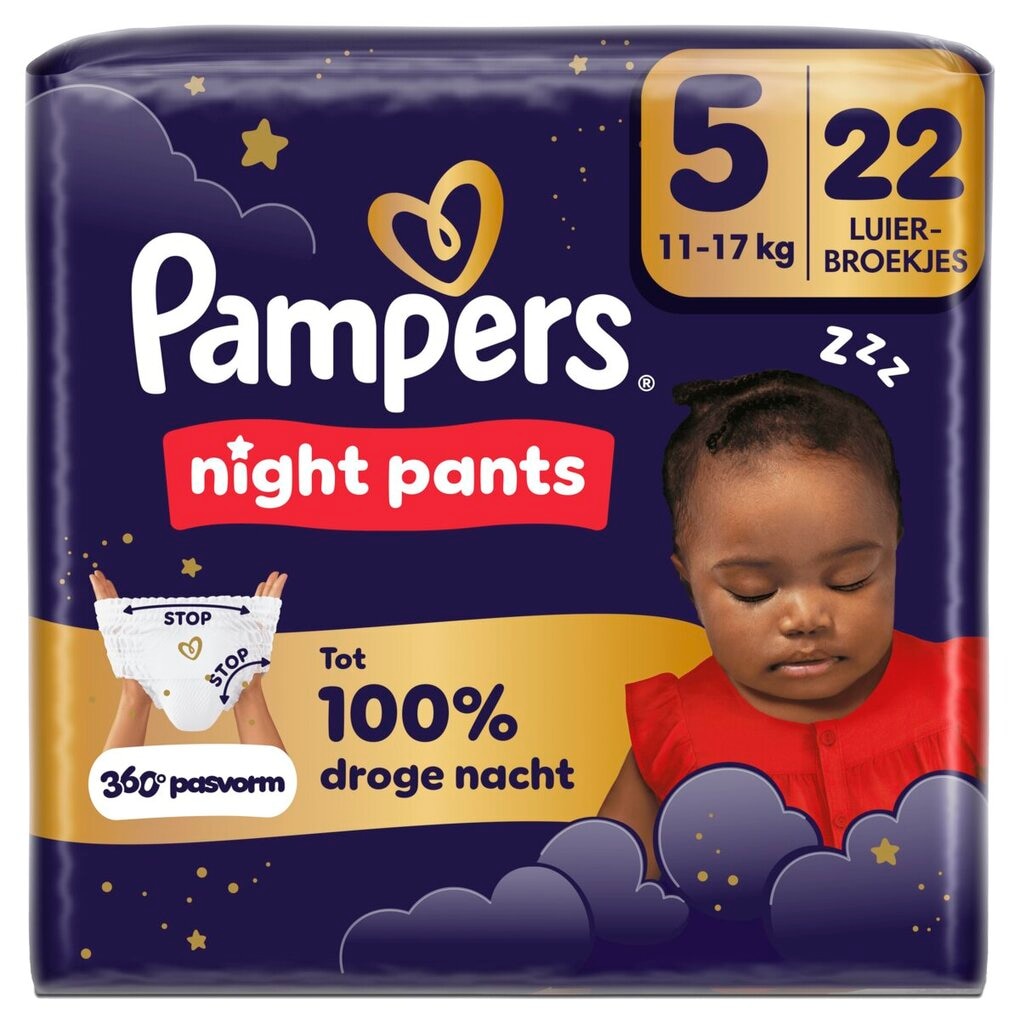Pampers Couches-Culottes Nuit Taille 5