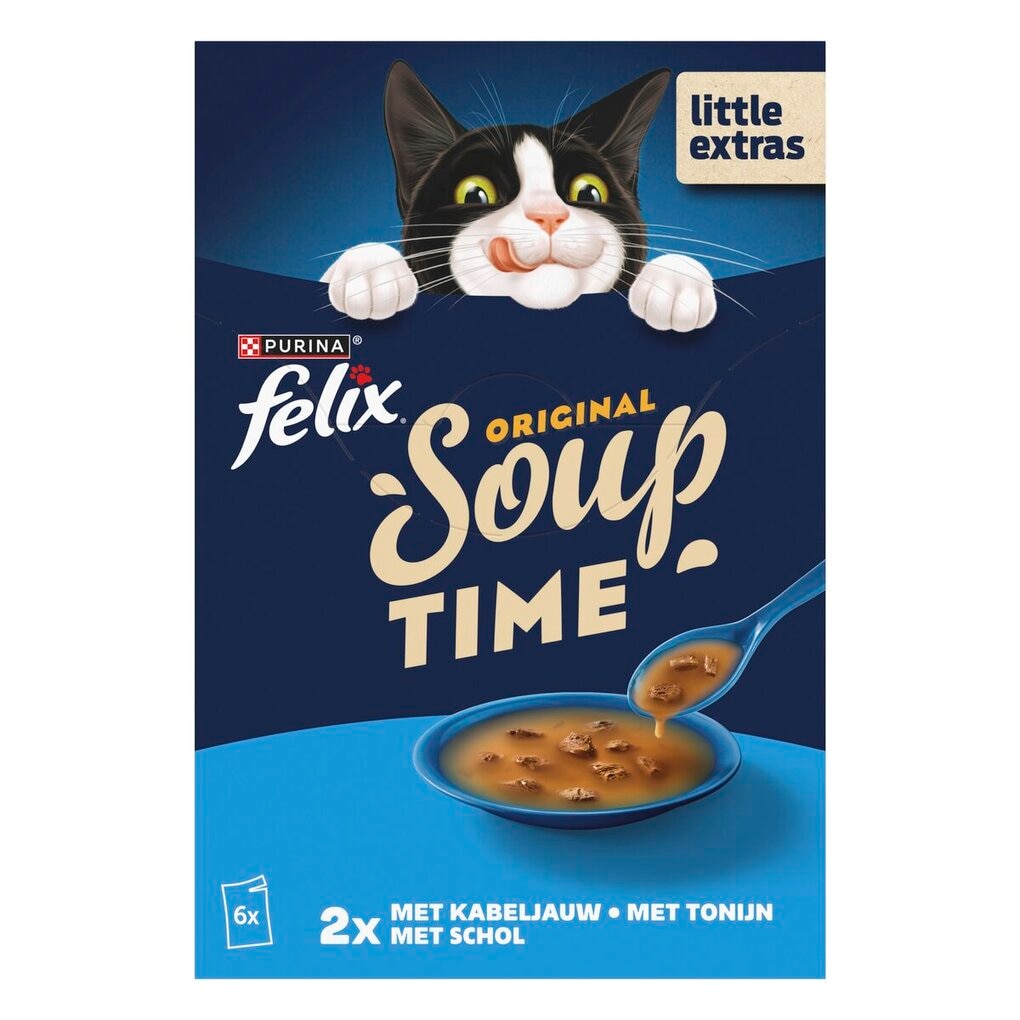 Felix Little Extras Soup Time Kattenvoer