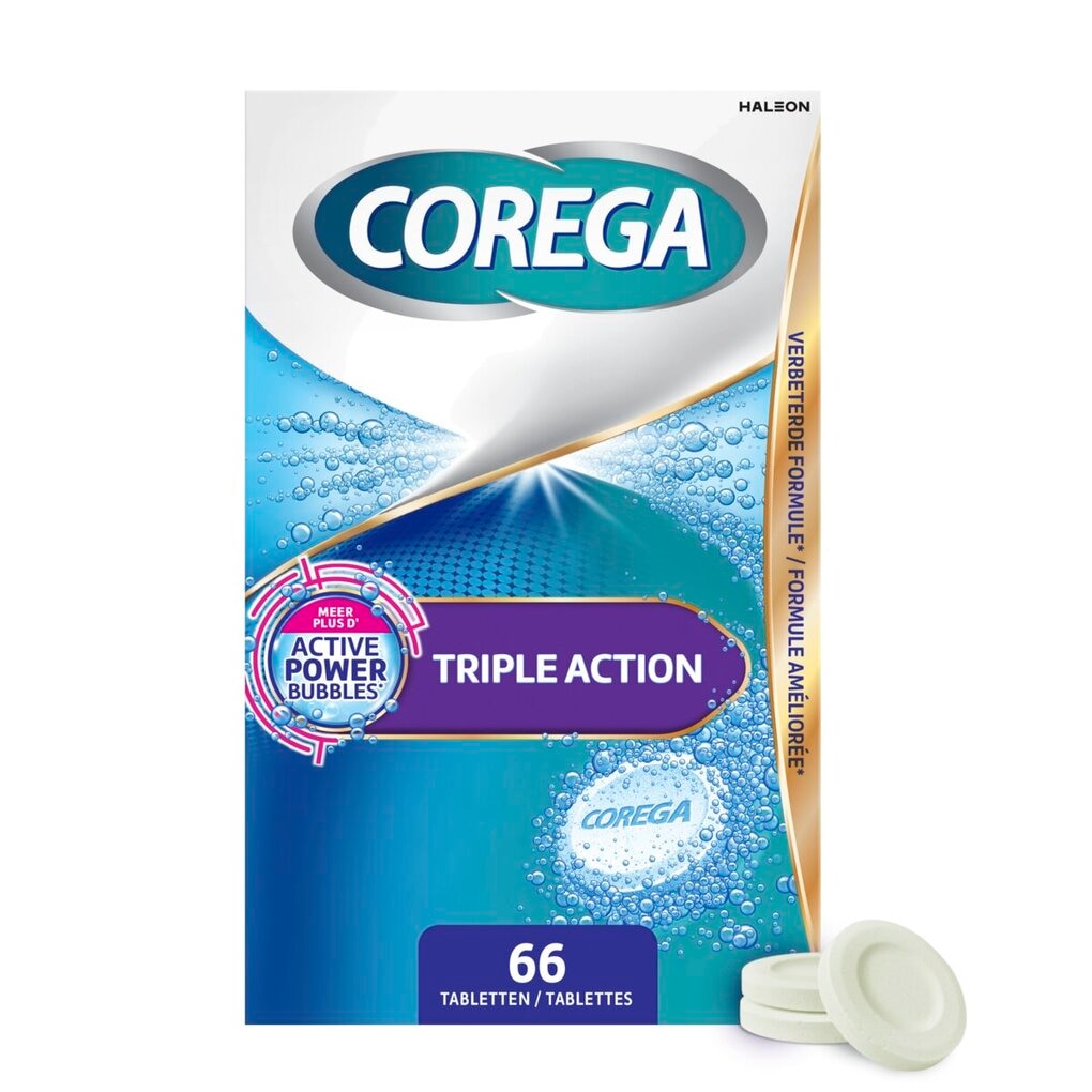 Corega Triple Action Kunstgebitreiniger Tabletten