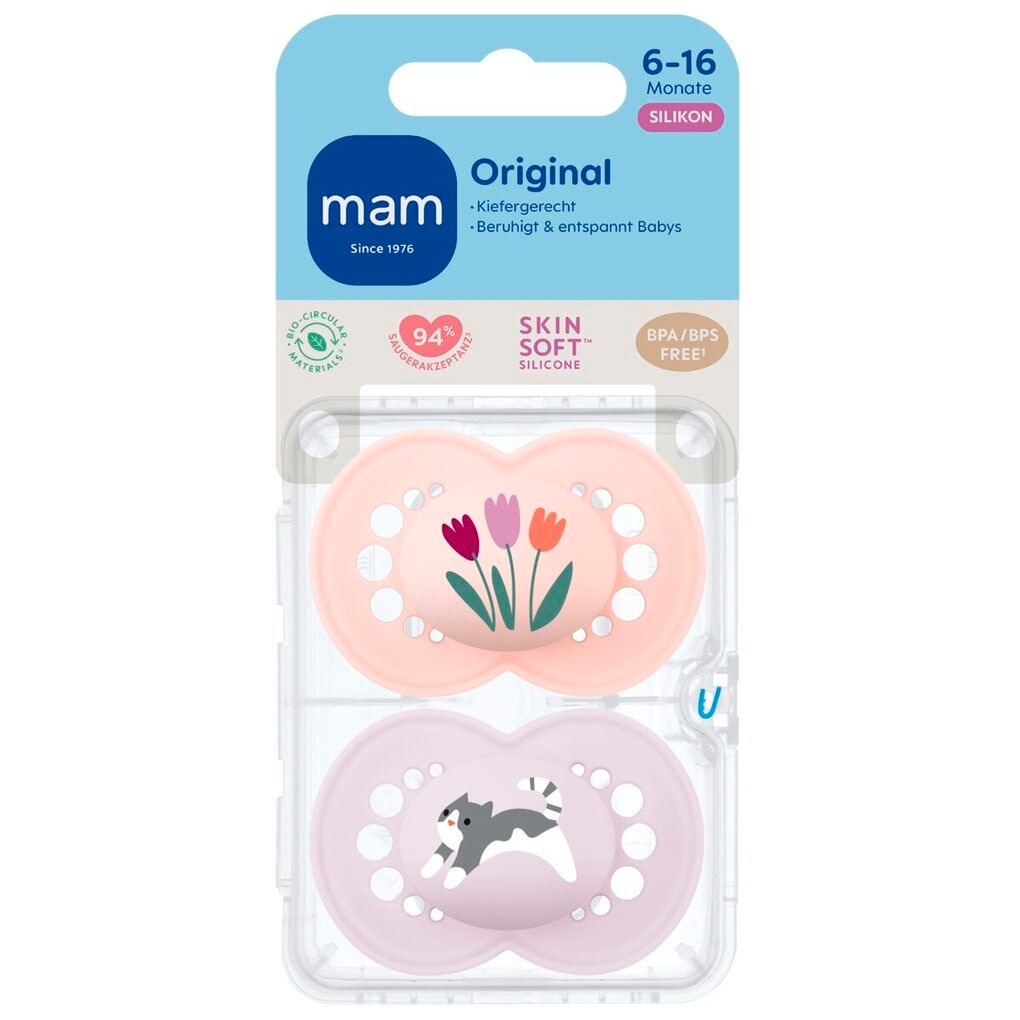 MAM Original Pure Silikon 6-16 Fopspeen