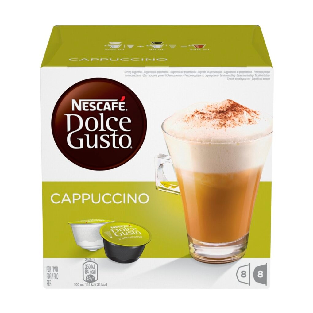Nescafé Dolce Gusto Capsules de Café Cappuccino Nescafé Dolce Gusto Capsules de Café Cappuccino