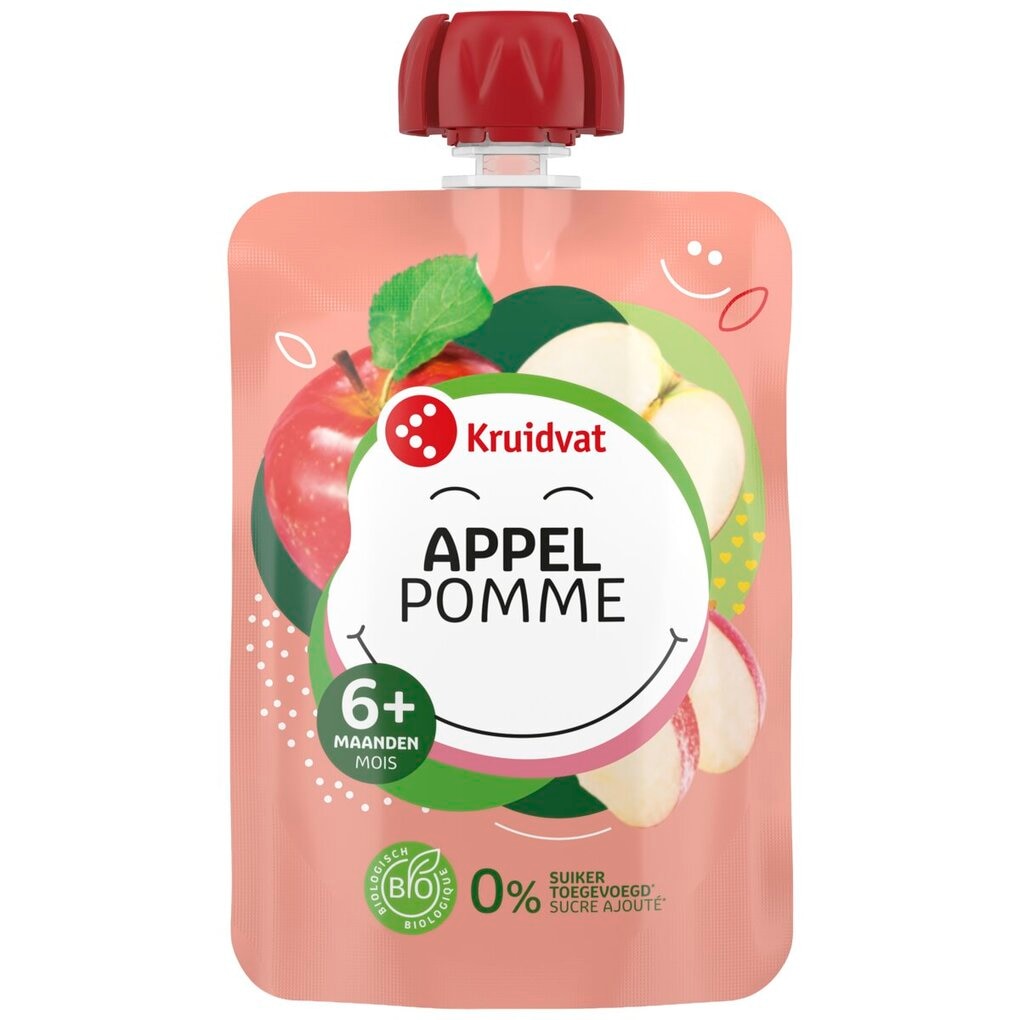 Kruidvat Gourde Pomme Bio 6+M