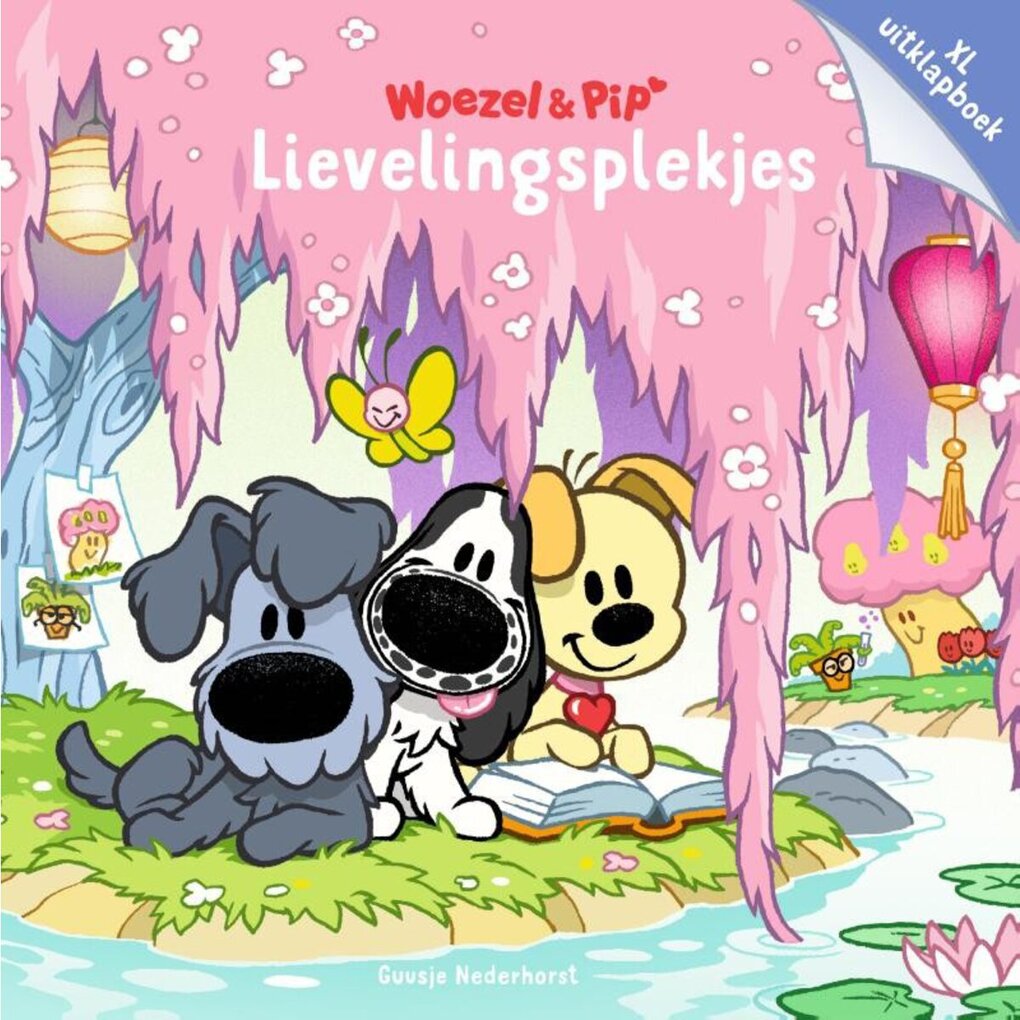 Woezel & Pip Livre XL Dépliant Lievelingsplekjes