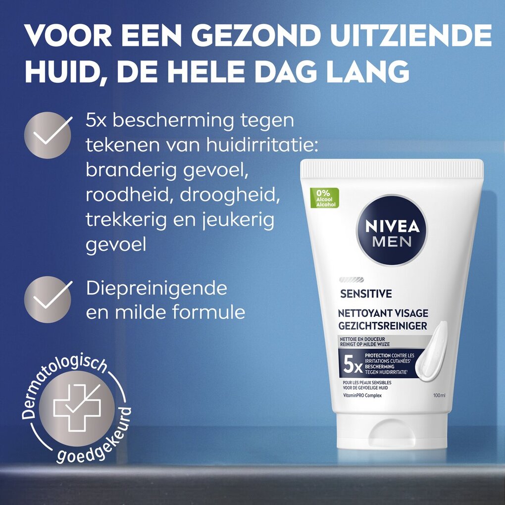 NIVEA Men Gel Nettoyant Sensitive