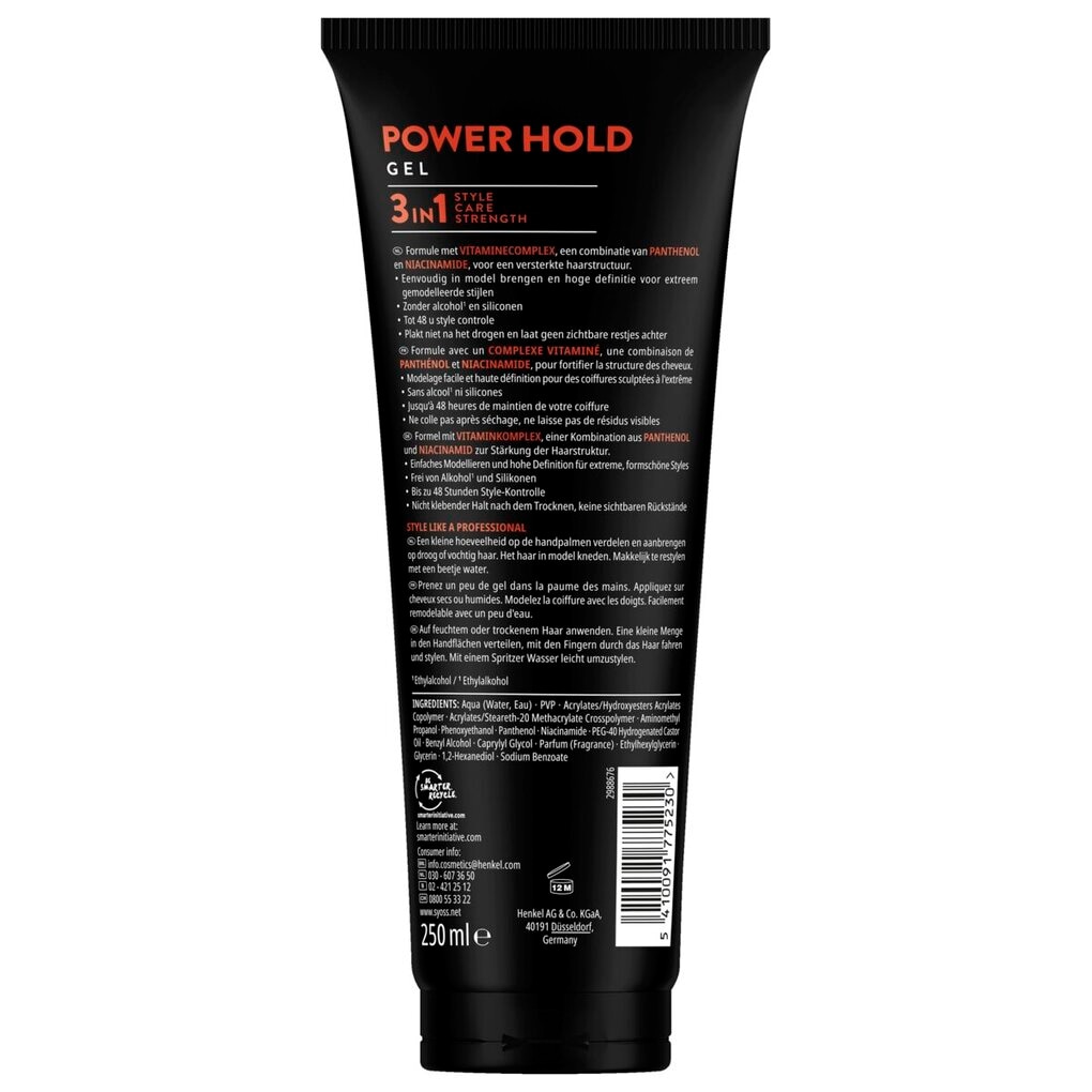 Syoss Power Hold Styling Gel