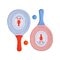 Swim Essentials Neopreen Kreeft Beachtennis Set
