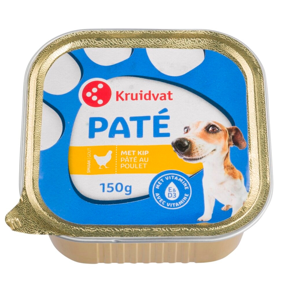 Kruidvat Paté met Kip Hondenvoer