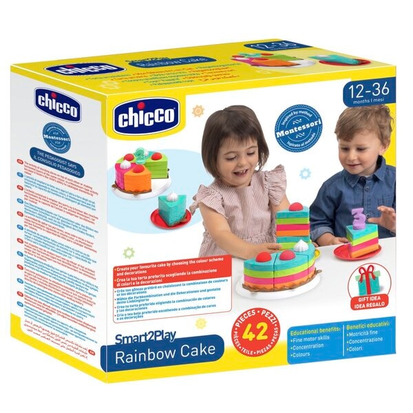 Chicco Smart2Play Rainbow Cake Speelset 42-delig