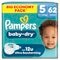 Pampers Couches Baby-Dry Taille 5