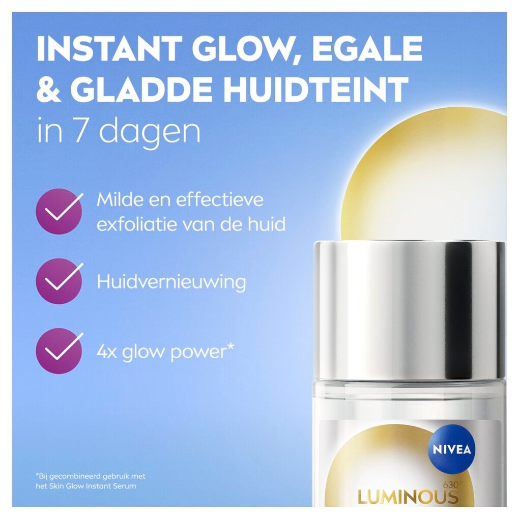 NIVEA Luminous630 Skin Glow Liquid Refiner Exfoliant