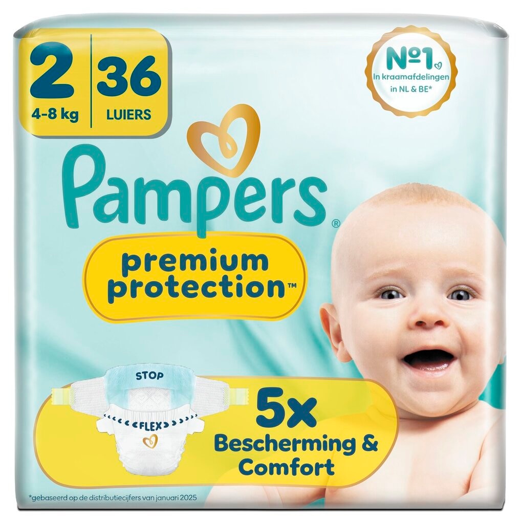 Pampers Premium Protection Maat 2 Luiers