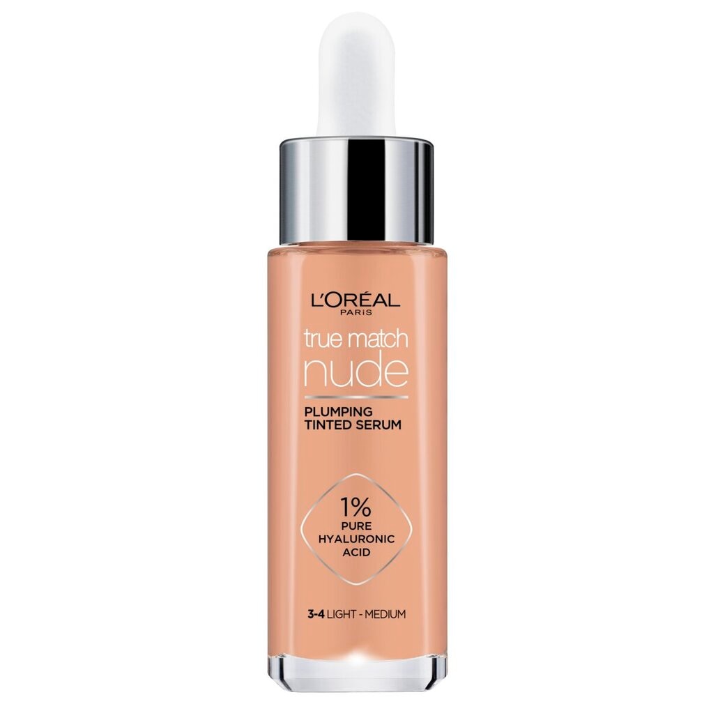 L'Oréal Paris True Match Nude 3-4 Light Medium Plumping Tinted Serum