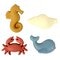 Moules à Sable Silicone Animaux Marins