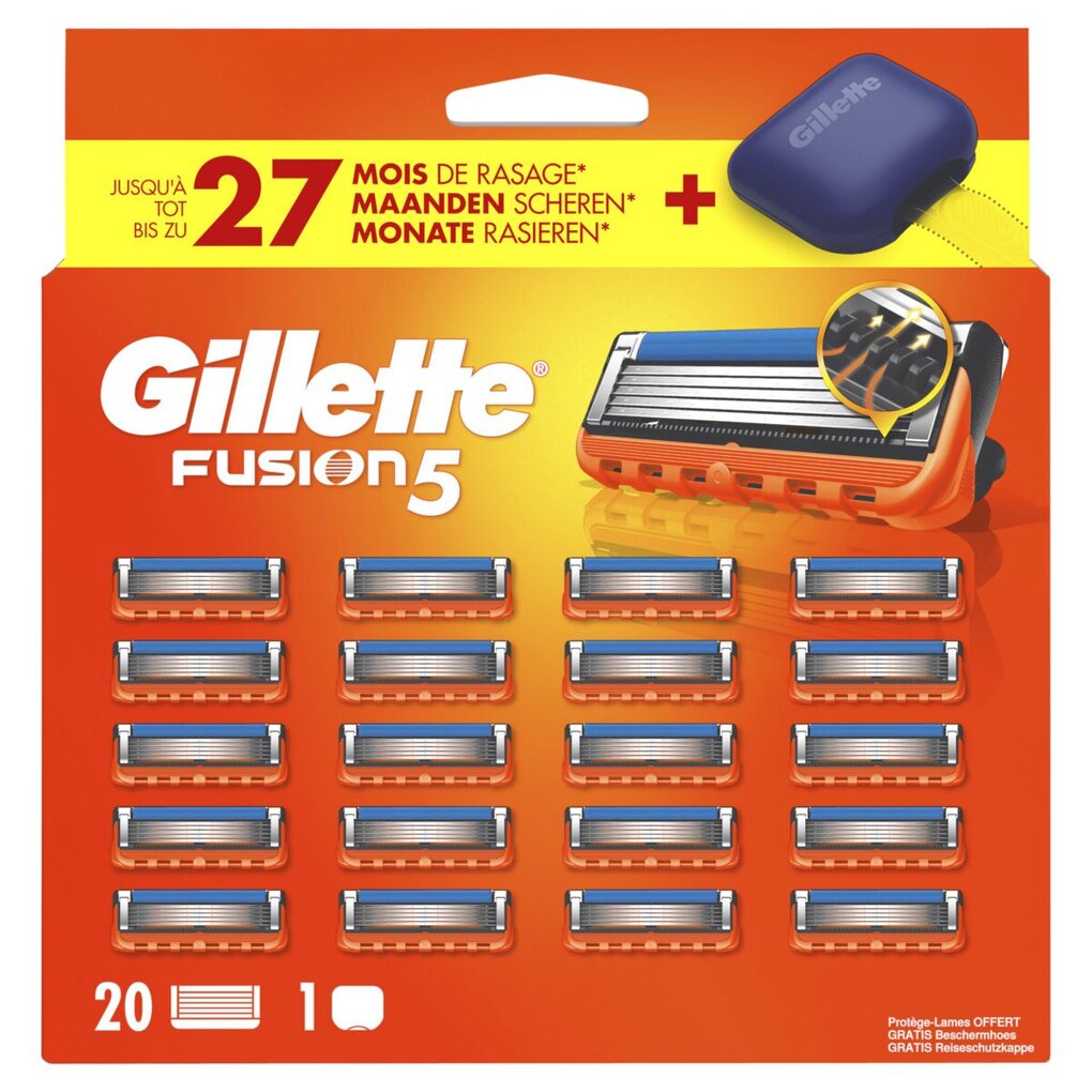 Gillette Fusion5 Scheermesjes met Travelcase