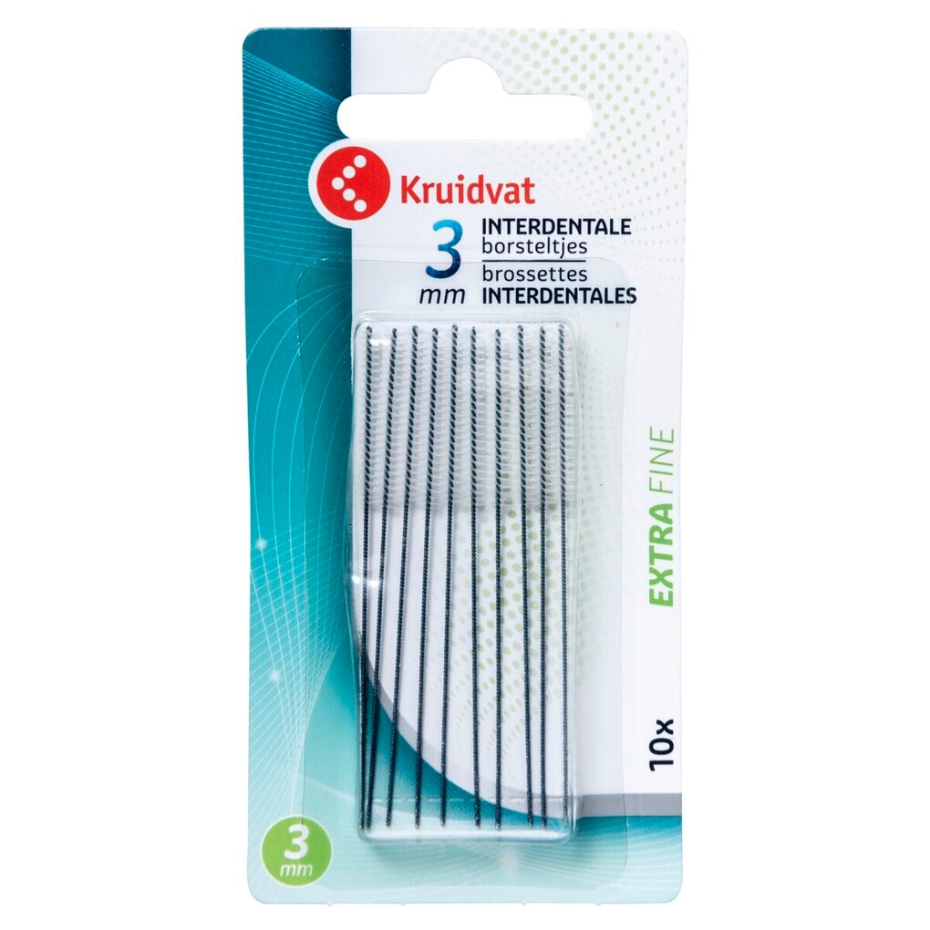 Kruidvat Extra Fijn 3mm Interdentale Borsteltjes
