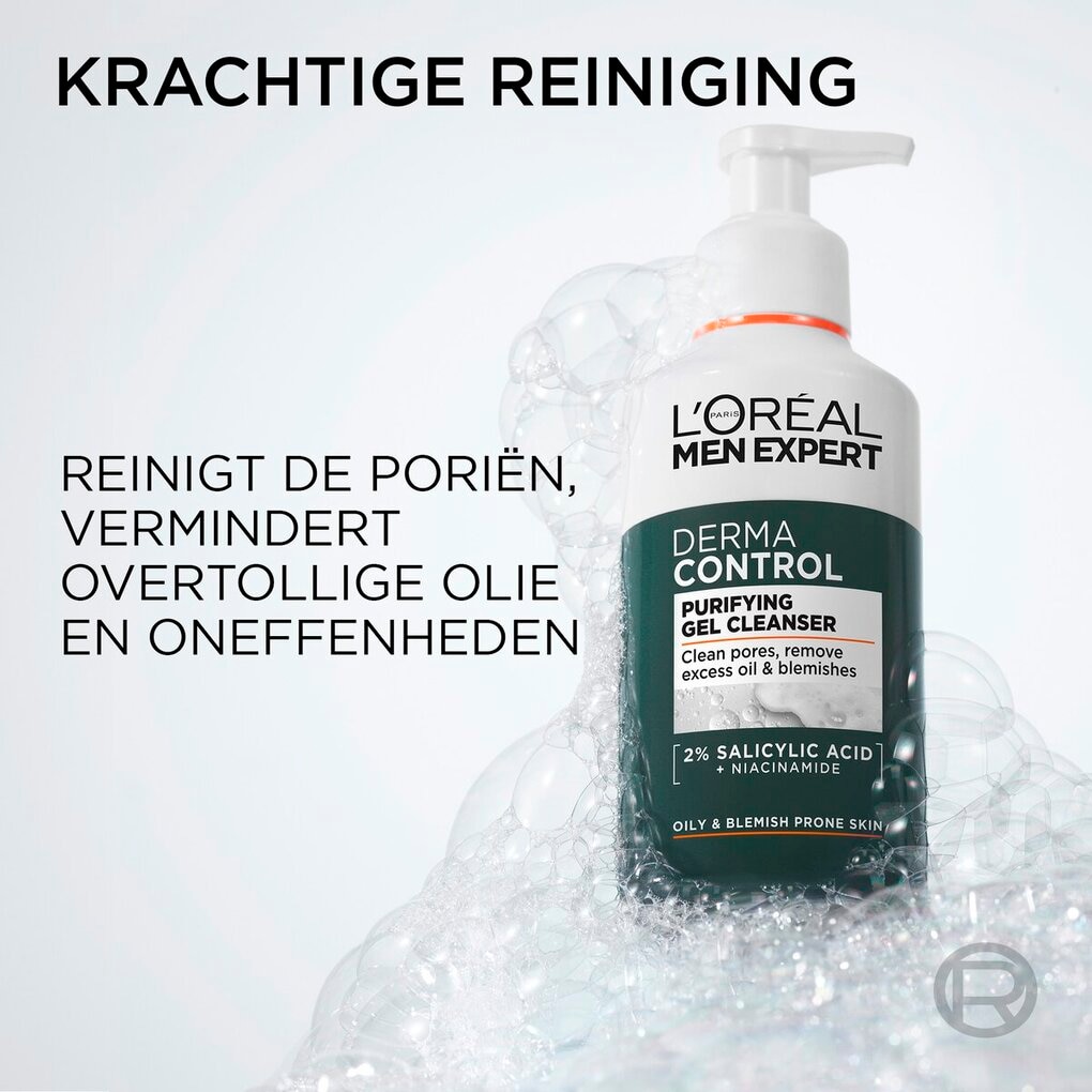 L'Oréal Paris Men Expert Derma Control Purifying Gel Cleanser