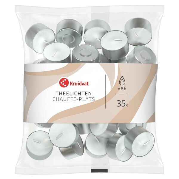 Kruidvat 8-Uurs Theelichten 35 stuks