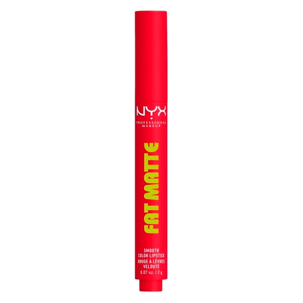 NYX Professional Makeup Rouge à Lèvres Smooth Color Fat Matte 15 Fuzzy Flame