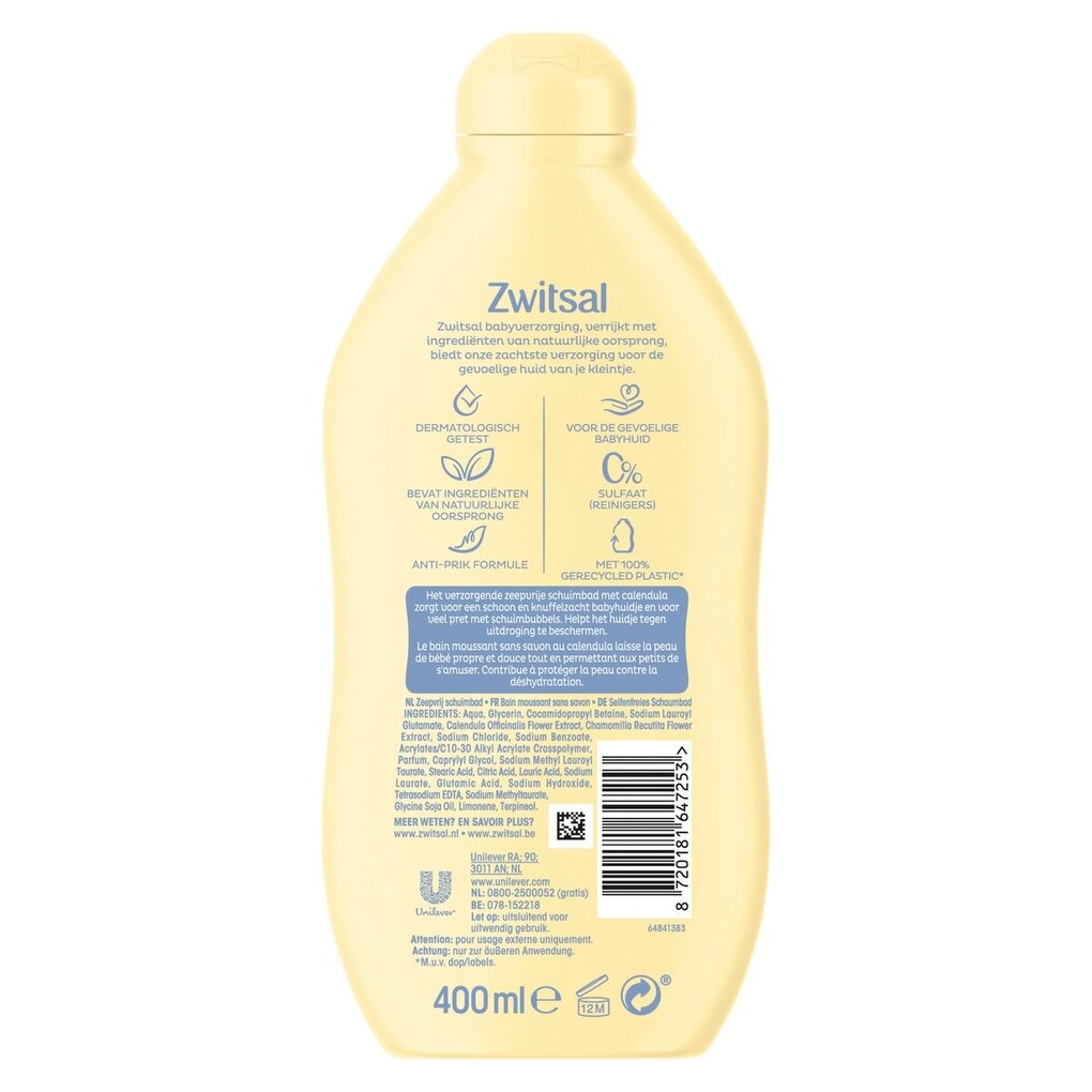 Zwitsal Zeepvrij Schuimbad