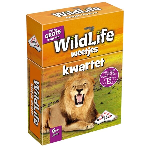 Identity Games Jeu de Quartet Wildlife Weetjes