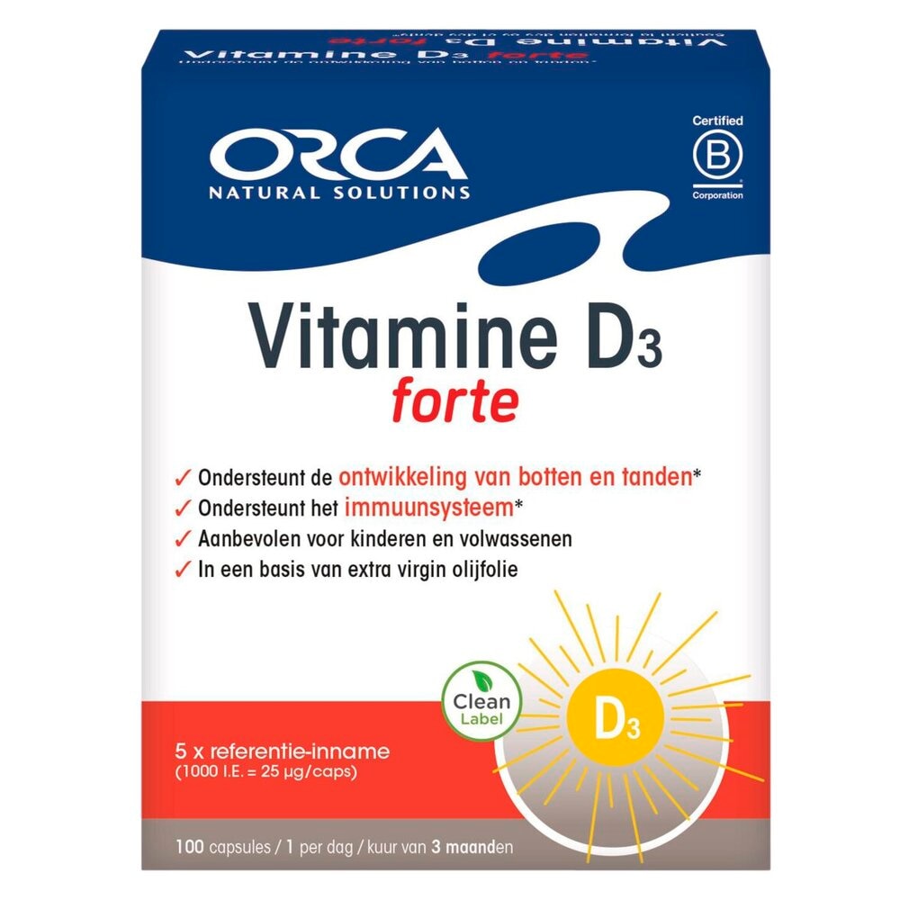 Orca Vitamine D3 Forte Capsules