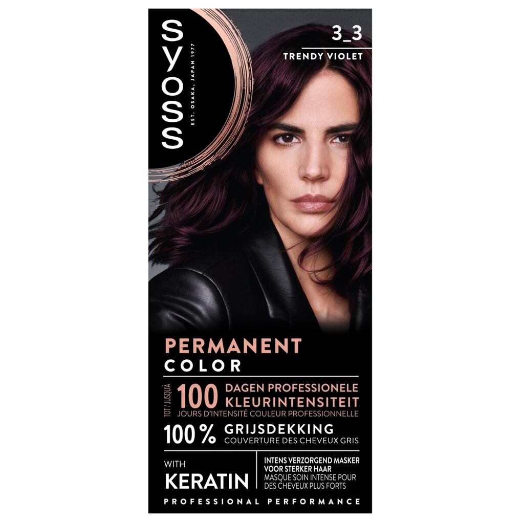 Syoss 3-3 Trendy Violet Permanente Haarkleuring