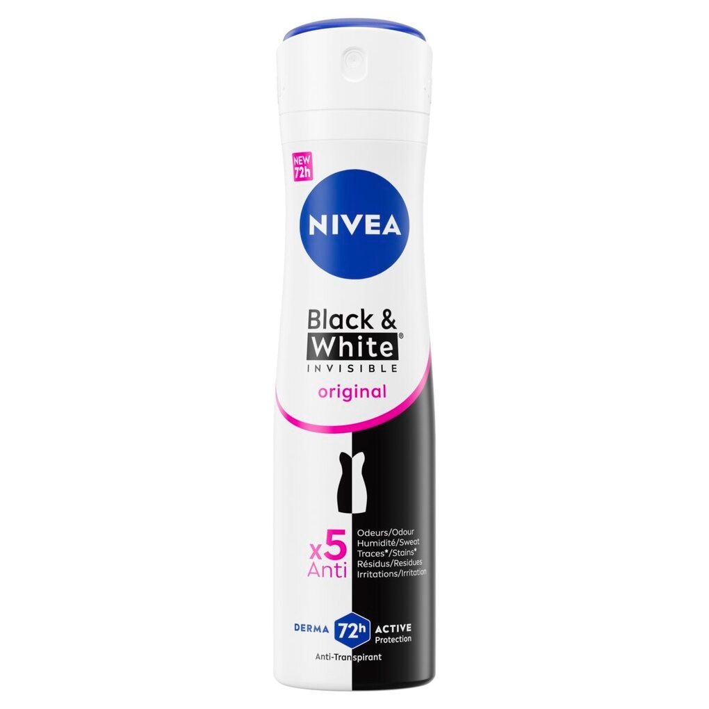 NIVEA Spray Anti-Transpirant Black & White Invisible Original NIVEA Spray Anti-Transpirant Black & White Invisible Original
