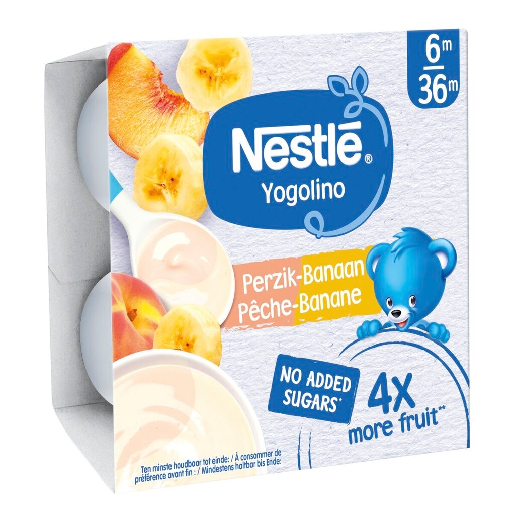 Nestlé Yogolino 6+M  Perzik Banaan Babydessert