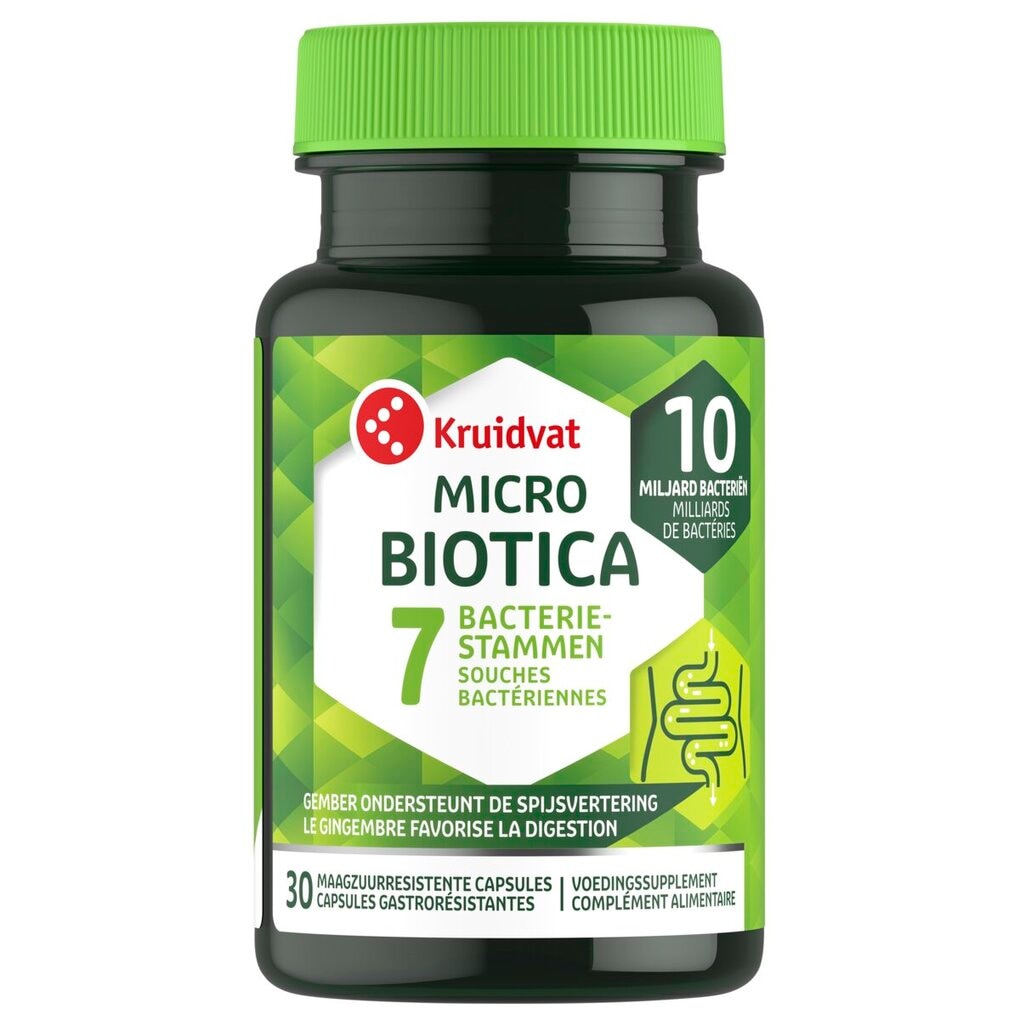 Kruidvat Capsules Micro Biotica 7 Souches Bactériennes Kruidvat Capsules Micro Biotica 7 Souches Bactériennes