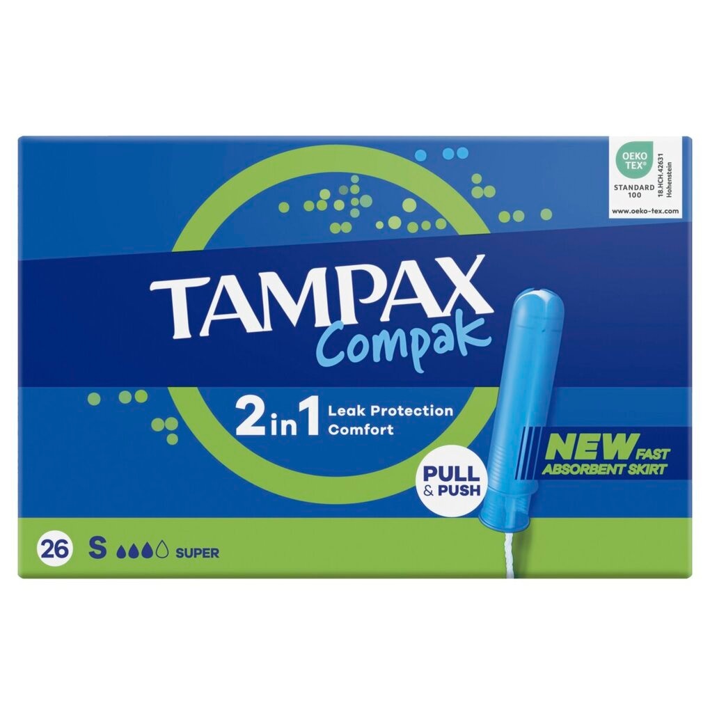 Tampax Compak Super Tampons