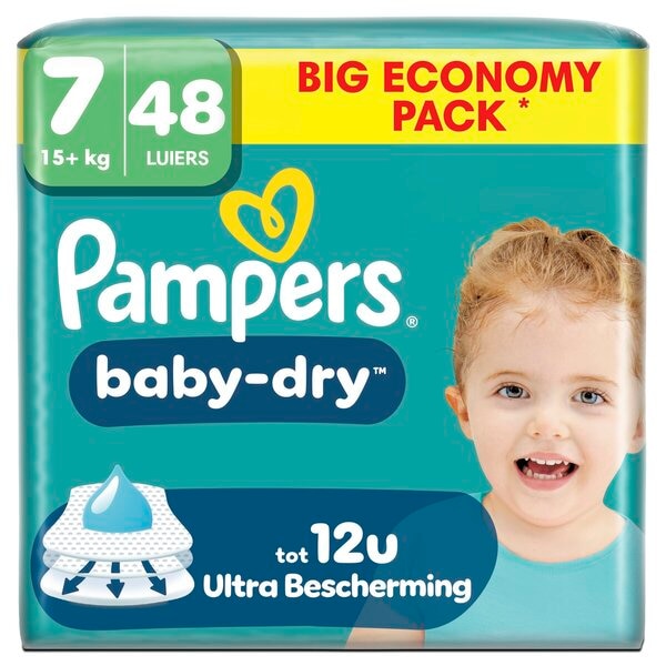 Pampers Couches Baby-Dry Taille 7