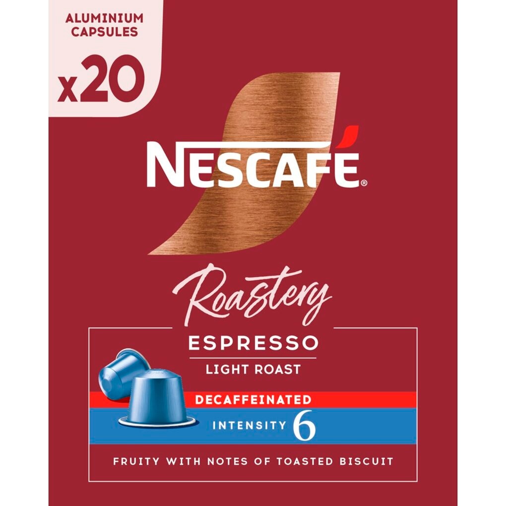 Nescafé Roastery Espresso Decaffeinated Koffiecapsules