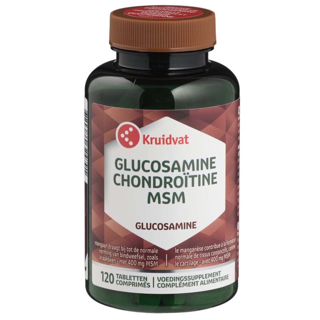 Kruidvat Glucosamine avec Chondroïtine et MSM Comprimés