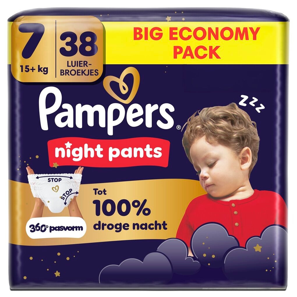Pampers Couches-Culottes Nuit Taille 7