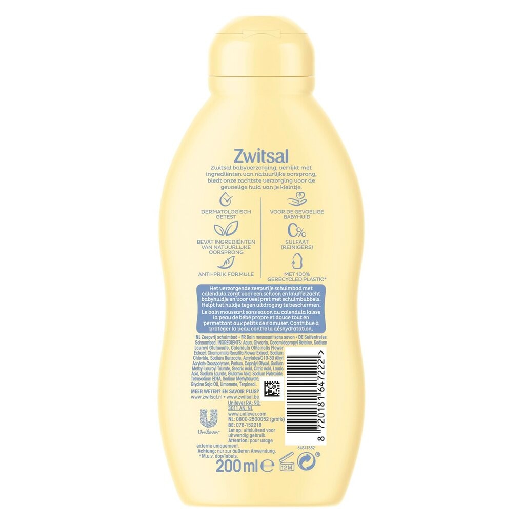 Zwitsal Zeepvrij Schuimbad