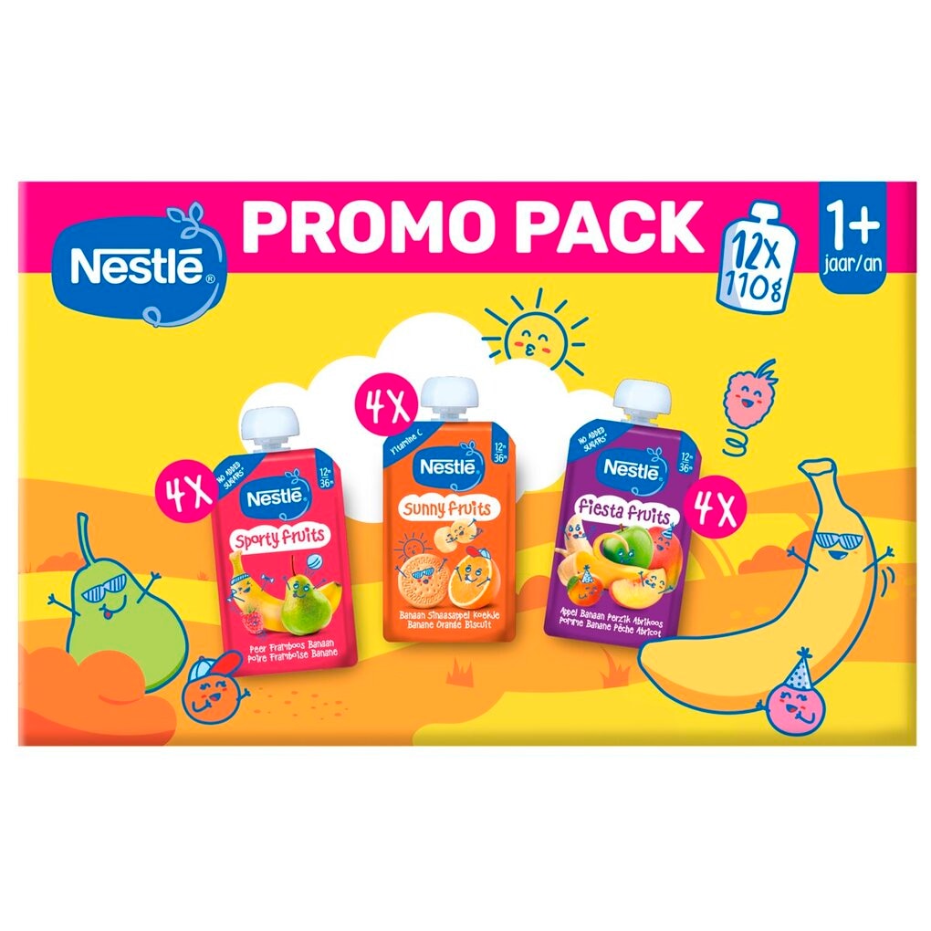 Nestlé Fruits Knijpzakjes