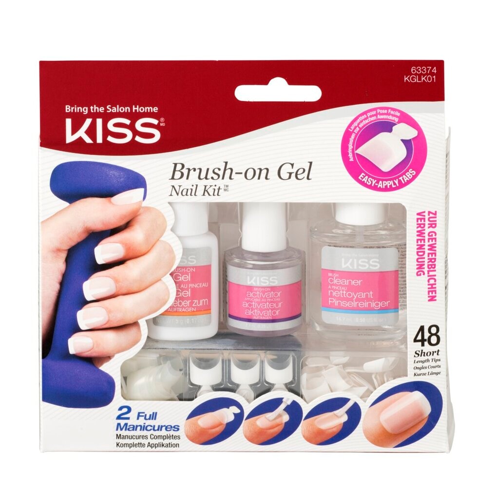 Kiss Brush On Gel Kit