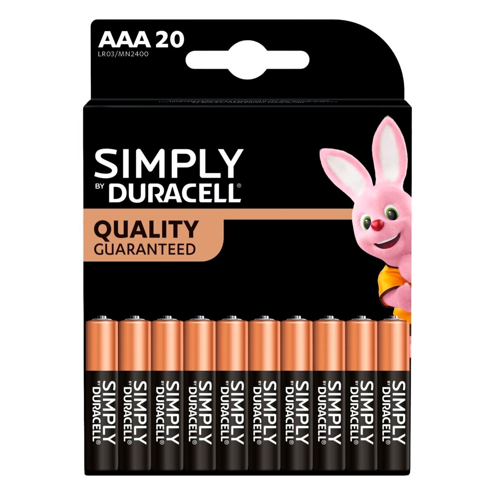 Duracell Simply AAA-Batterijen