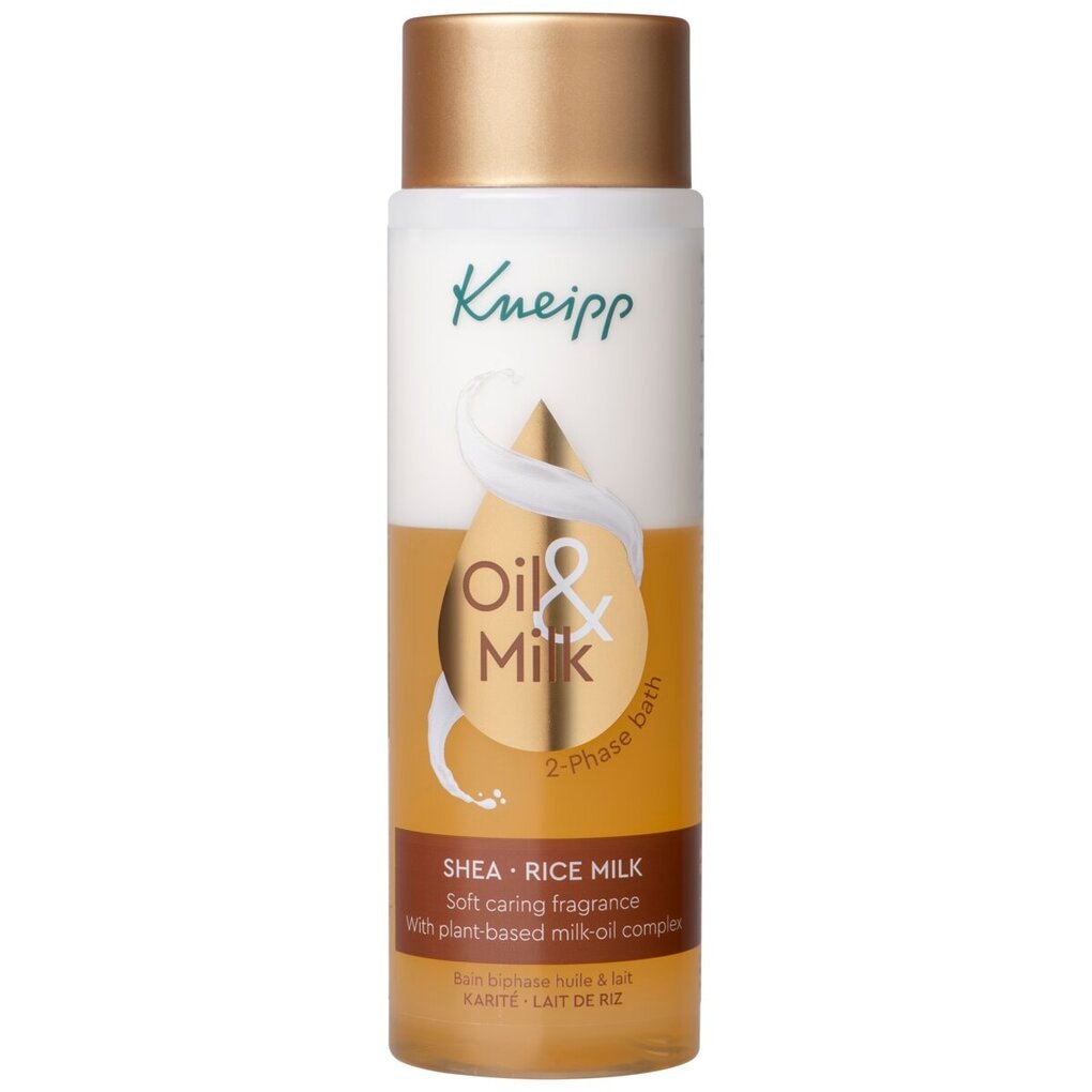 Kneipp Oil & Milk Shea & Rice Milk 2-Fasen Badolie en -Melk
