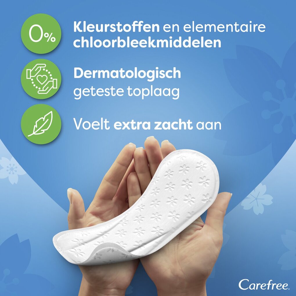 Carefree Protège-Slips Cotton Feel Flexiform
