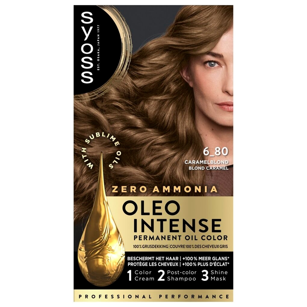 Syoss Oleo Intense 6-80 Caramel Blond Haarkleuring