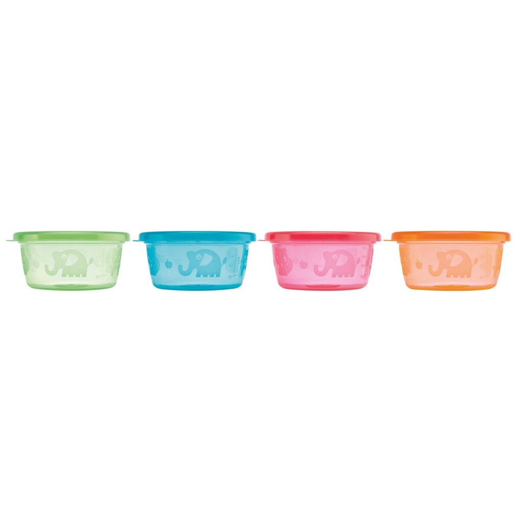 Nuby Snackkommetjes - 4P - 240 Ml -