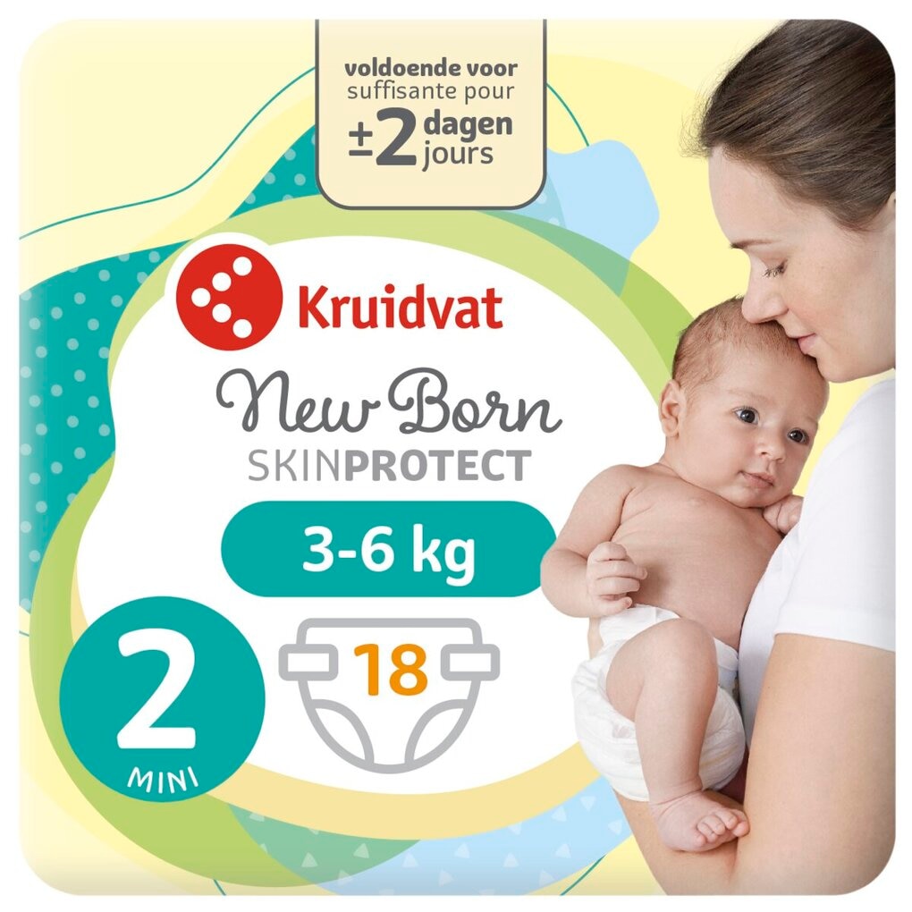 Kruidvat Smallpack de Couches NewBorn Small Taille 2