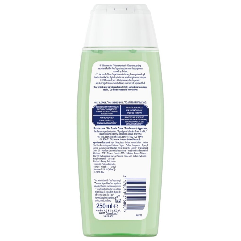 Fa Crème de Douche Yaourt Aloe Vera