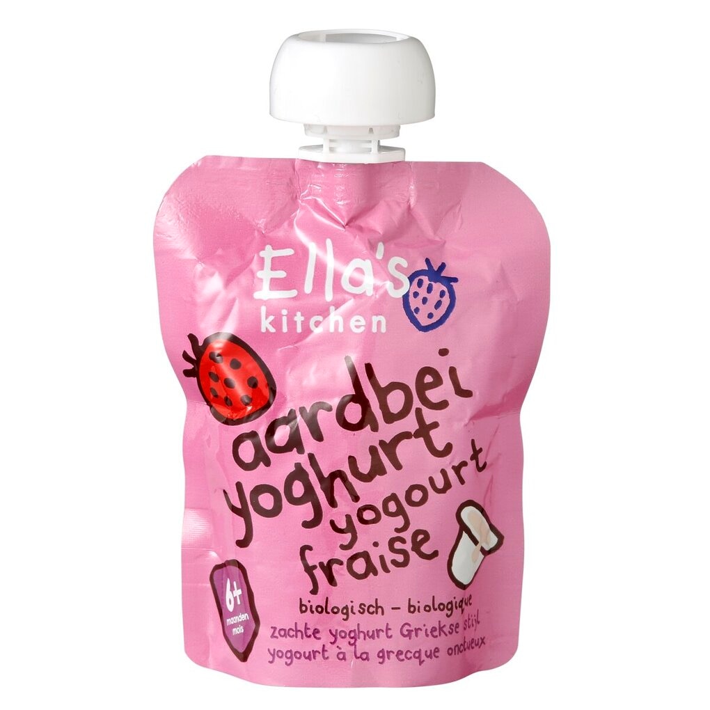 Ella's Kitchen 6+M Yoghurt Aardbei Griekse Stijl