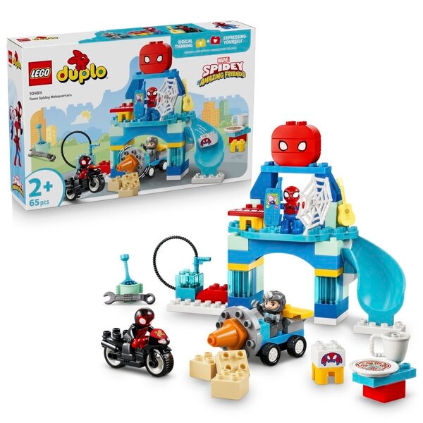 LEGO DUPLO Marvel 10464 Le Quartier Général de l’Équipe Spidey