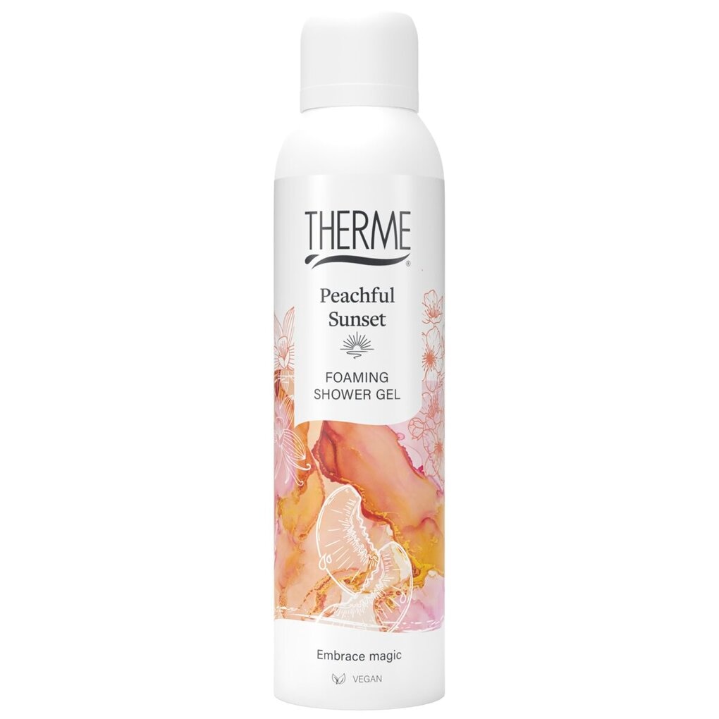 Therme Peachful Sunset Foaming Shower Gel