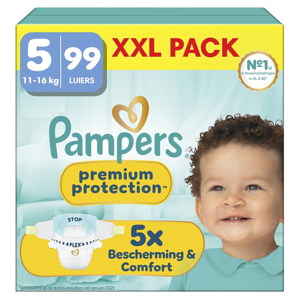 Pampers Premium Protection Maat 5 Luiers